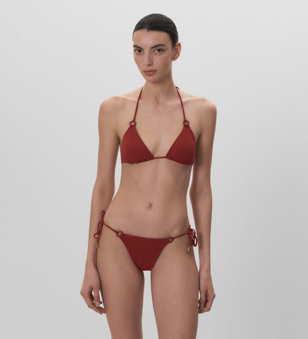 Top de bikini triangular