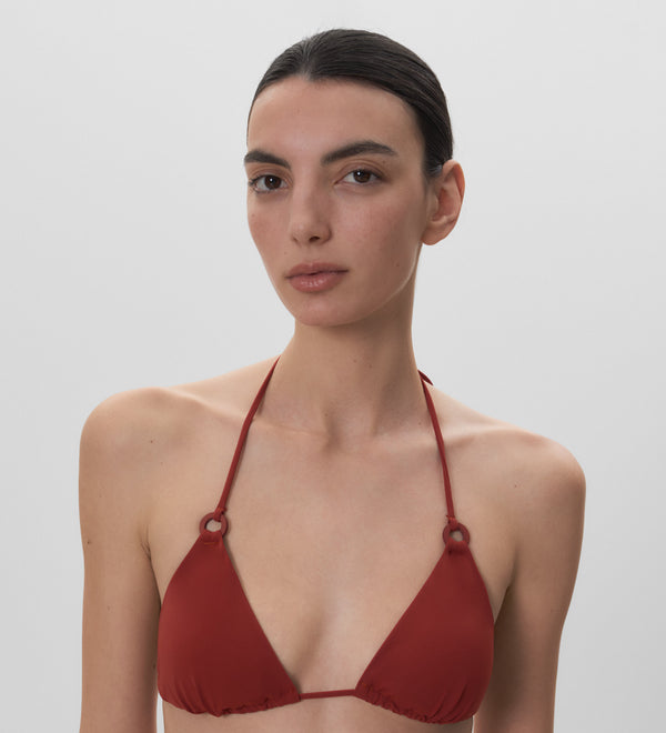 Top de bikini triangular