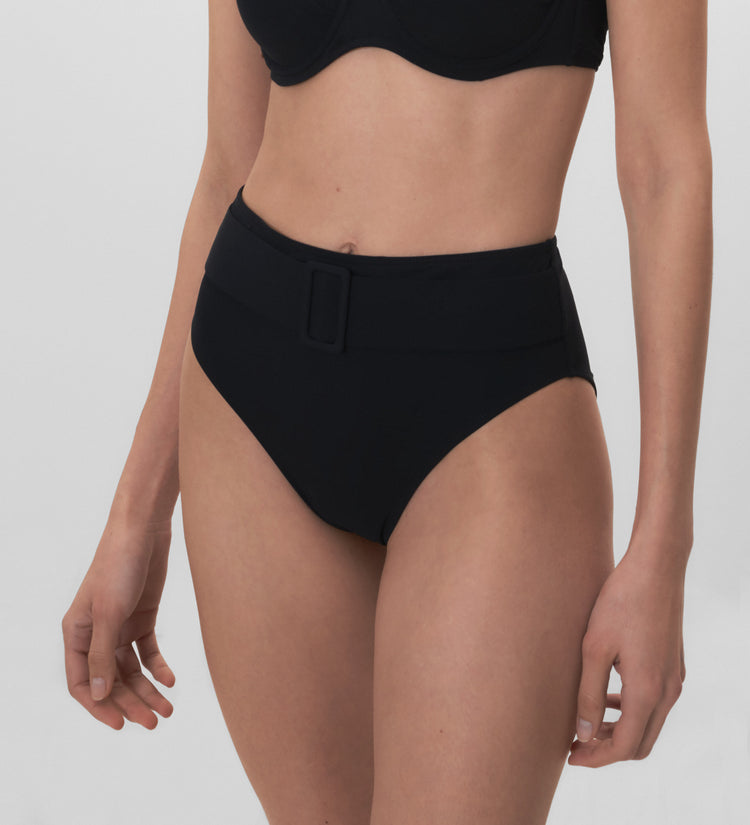 High-rise bikini bottoms