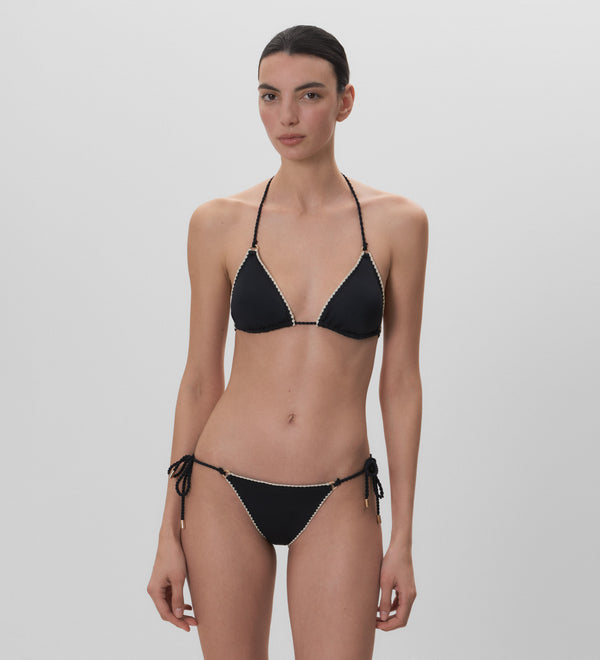 Braguita de bikini pespunte decorativo