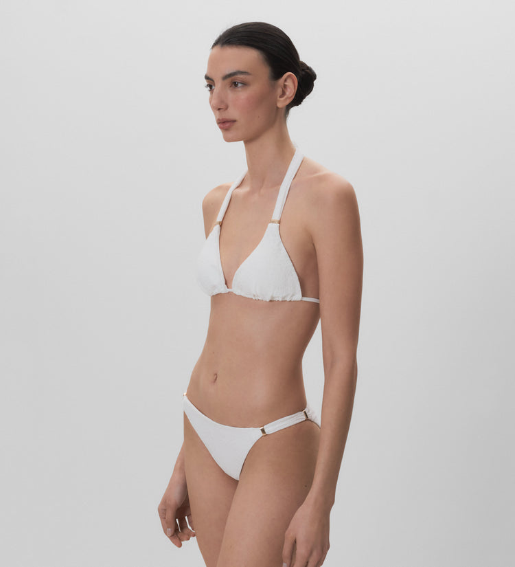 Haut de bikini jacquard