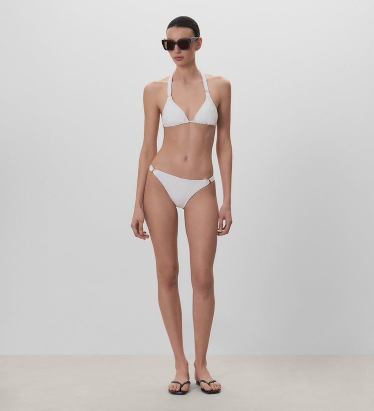 Haut de bikini jacquard