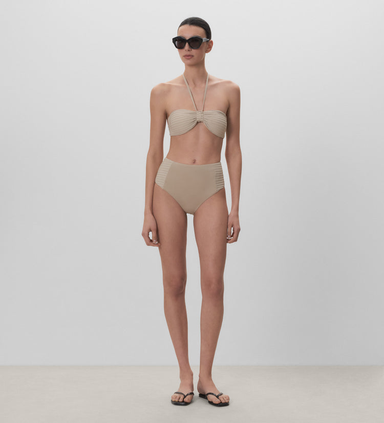 Bandeau bikini top