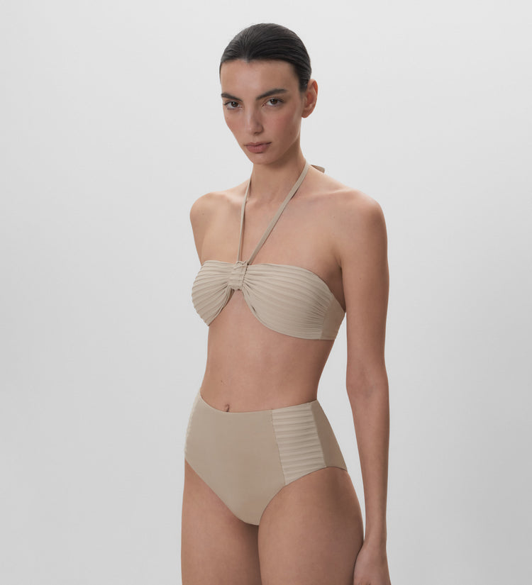 High-rise bikini bottoms