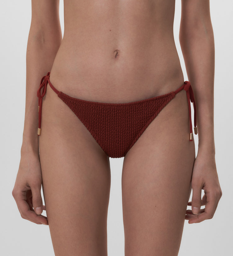 Bas de bikini texturé