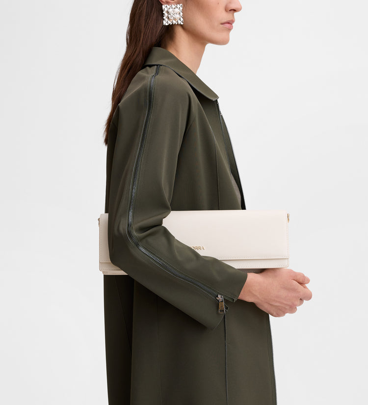 Neoprene trench coat