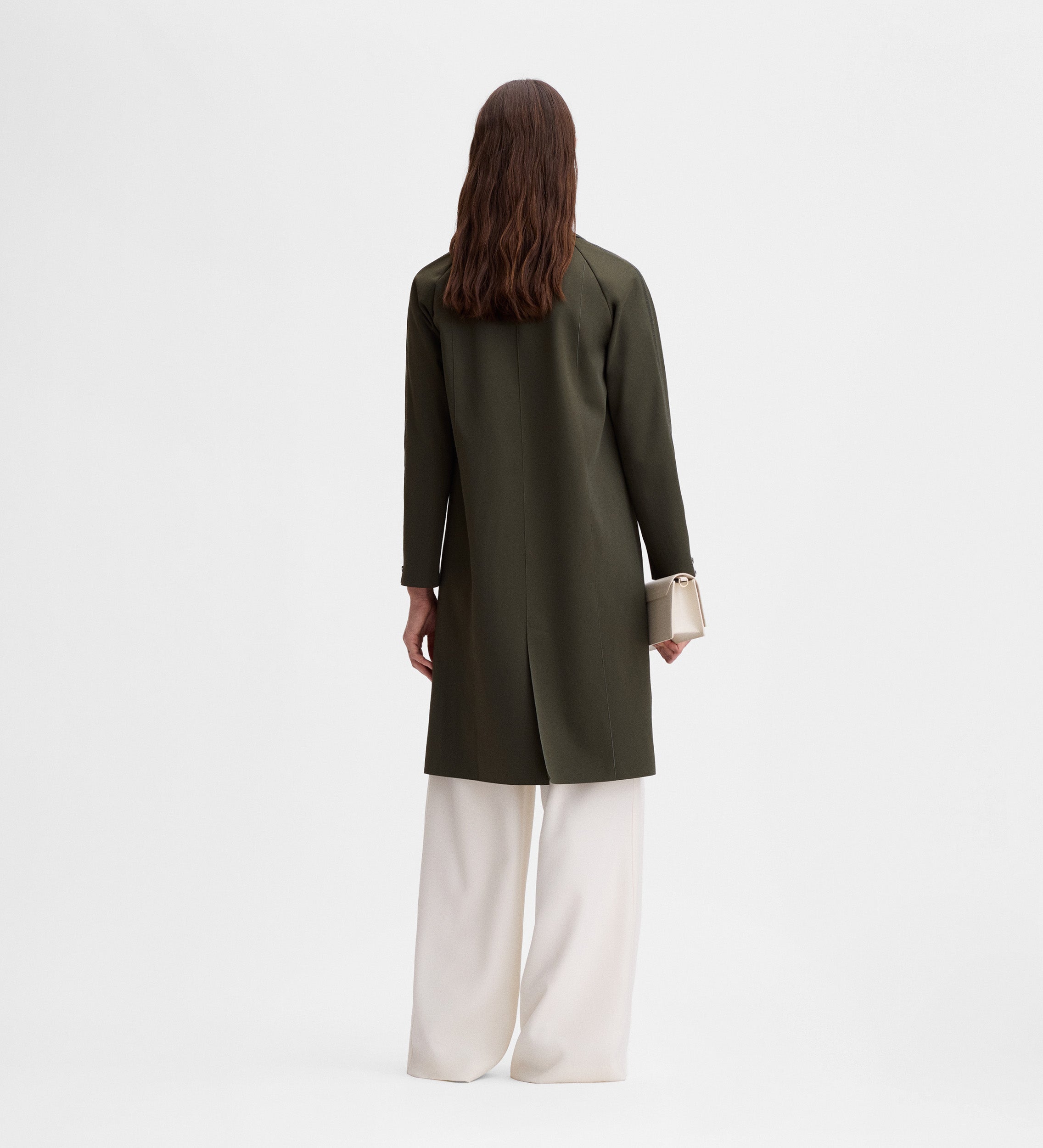アメリ GOURD SLEEVE TRENCH COAT Neoprene trench coat