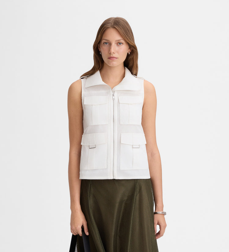 Saharan-style mesh vest