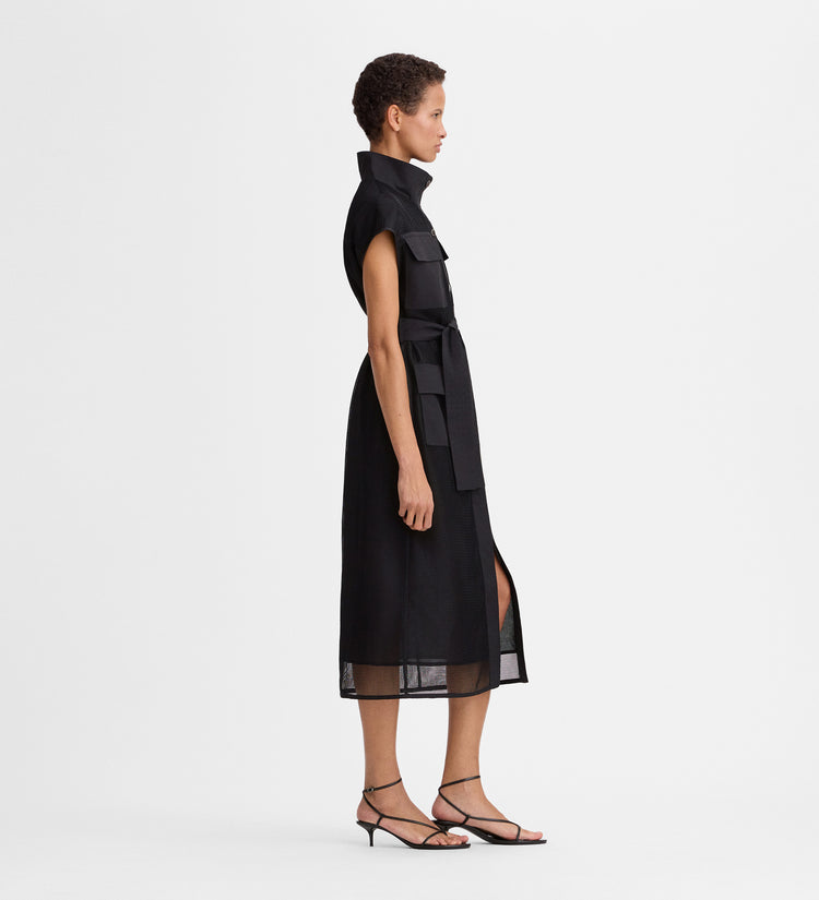 Mesh safari dress