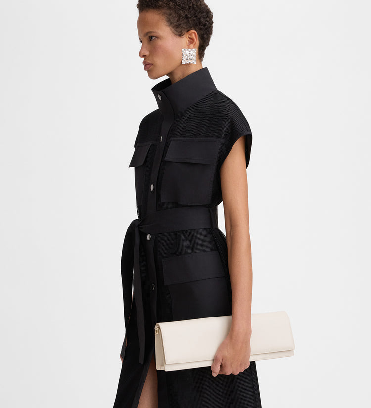 Baguette leather bag