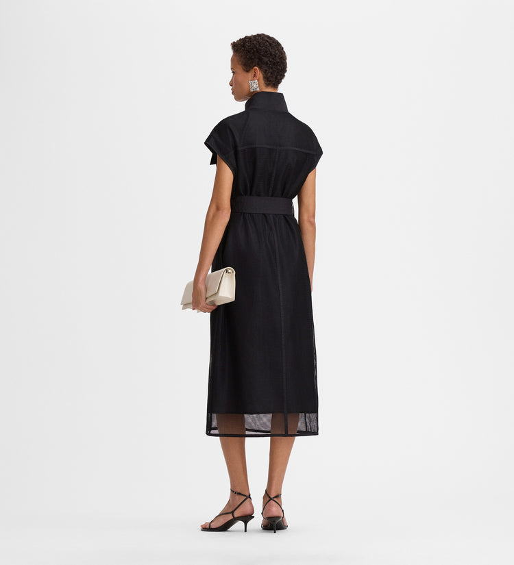 Mesh safari dress