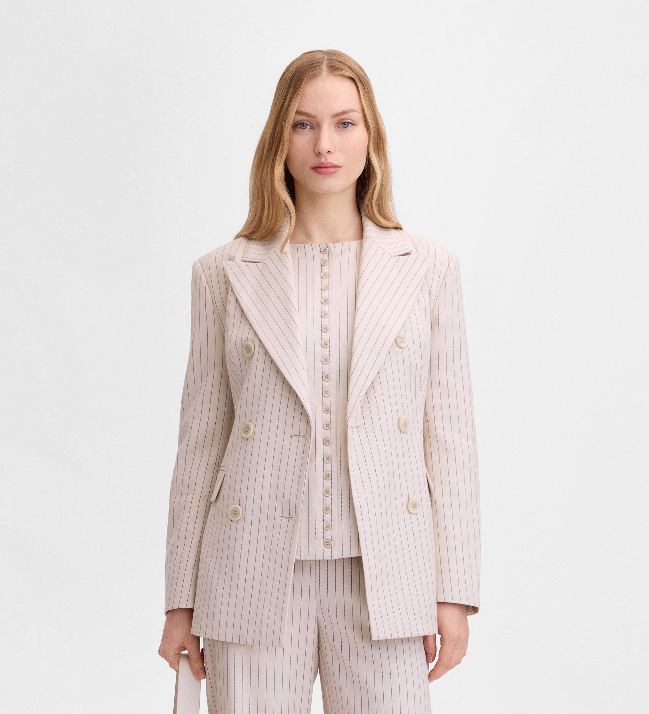 Pinstripe blazer