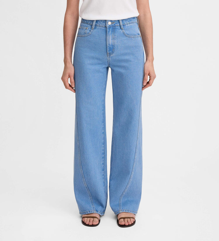 Pantalon jean large