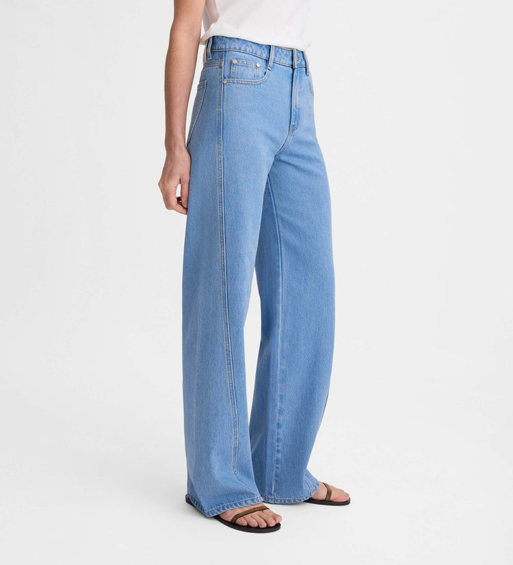 Pantalon jean large