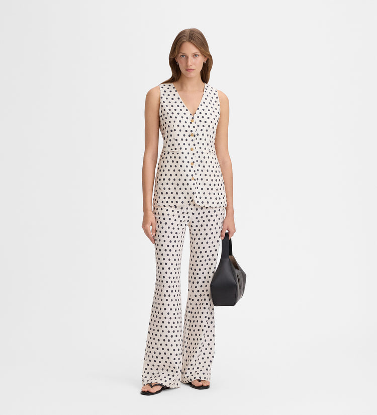Polka dot vest