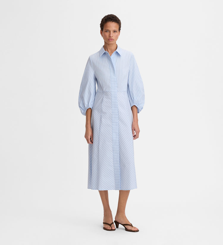 Striped shirt dress