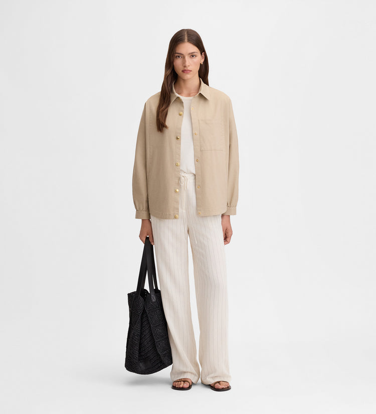 Overshirt with pockets