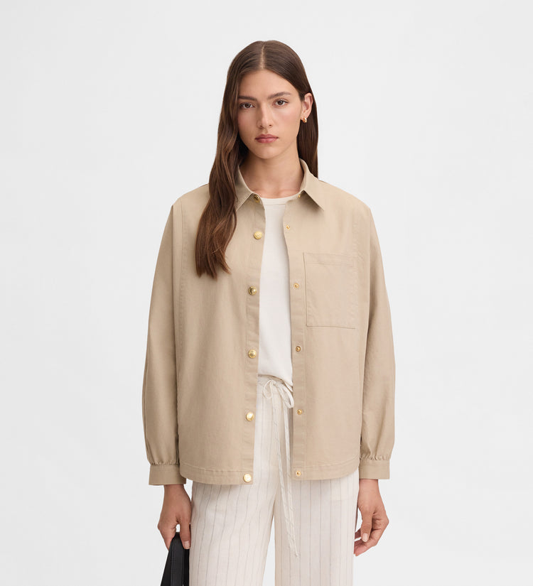 Overshirt with pockets