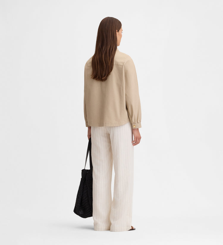 Overshirt with pockets