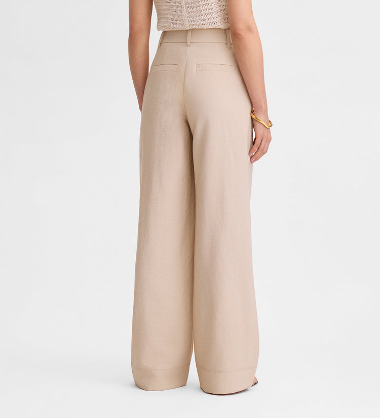 Pantalon large et long