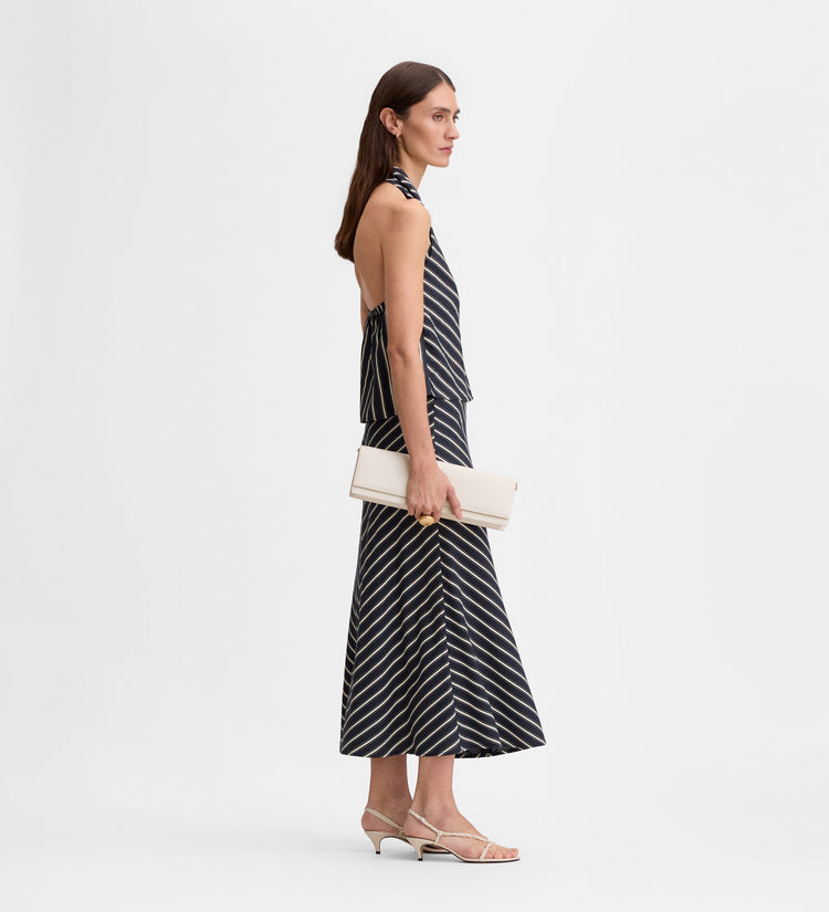 Top halter rayas