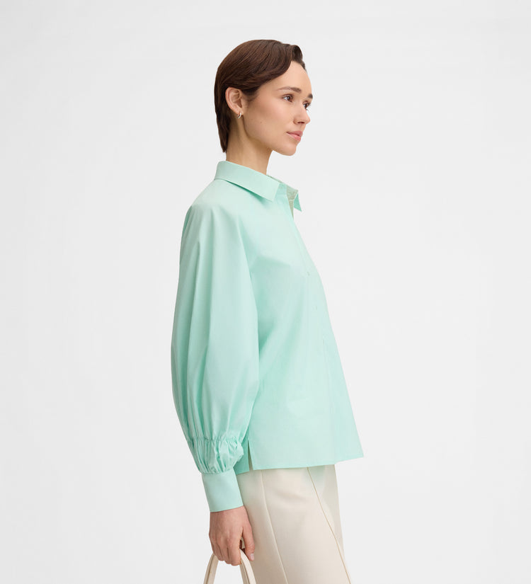 Blusa manga abullonada