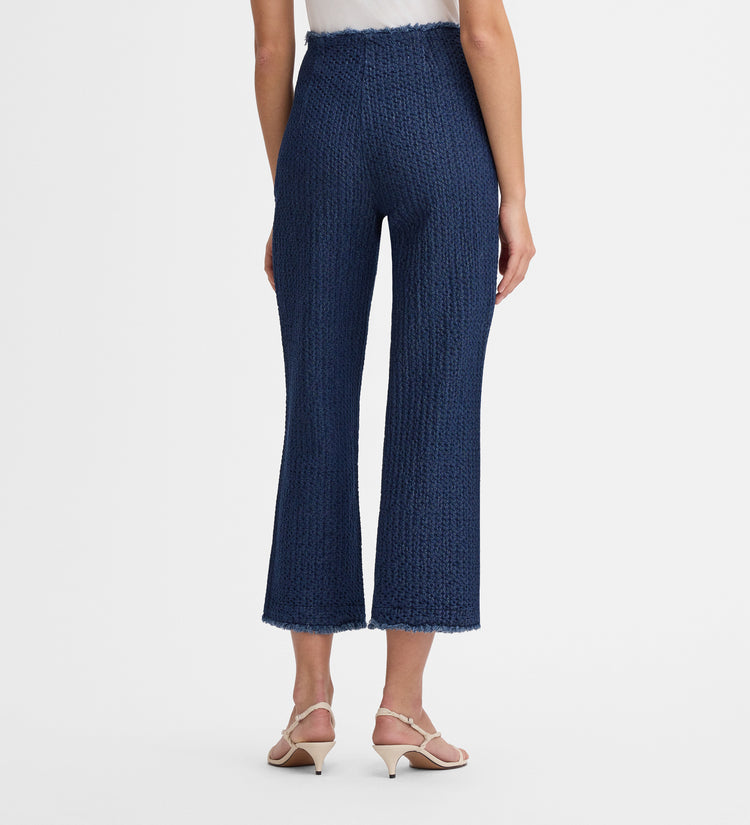 Textured long pants