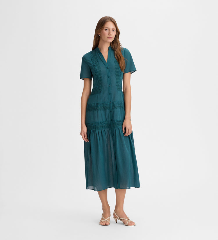 Vestido midi puntillas