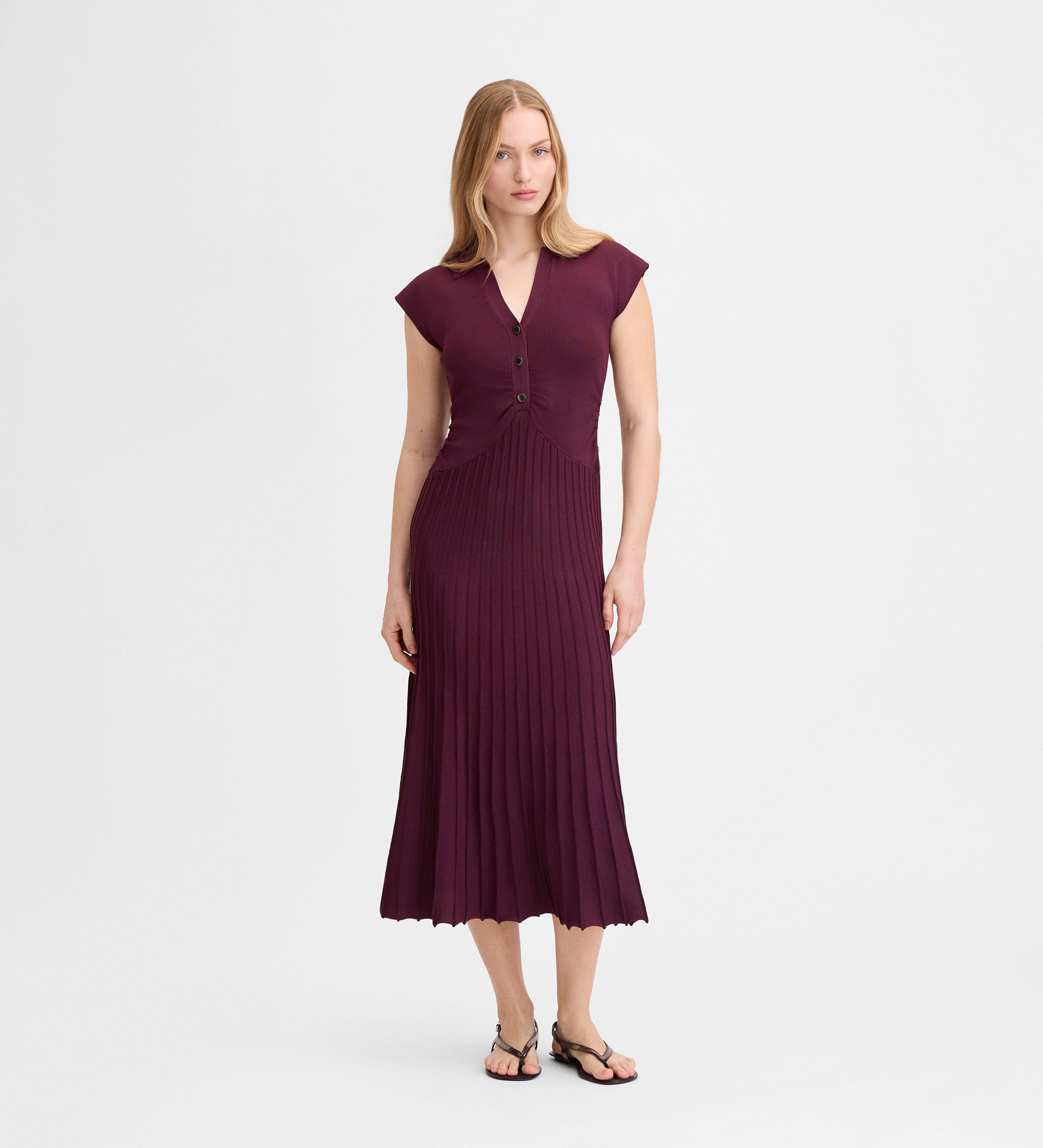 Long knitted dress