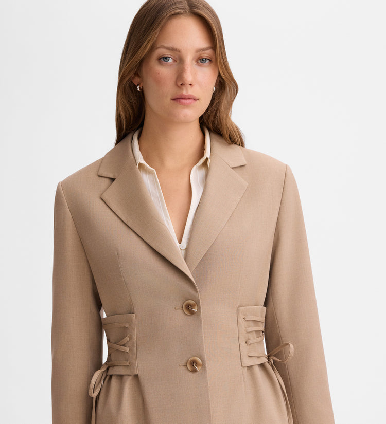 Corset style blazer