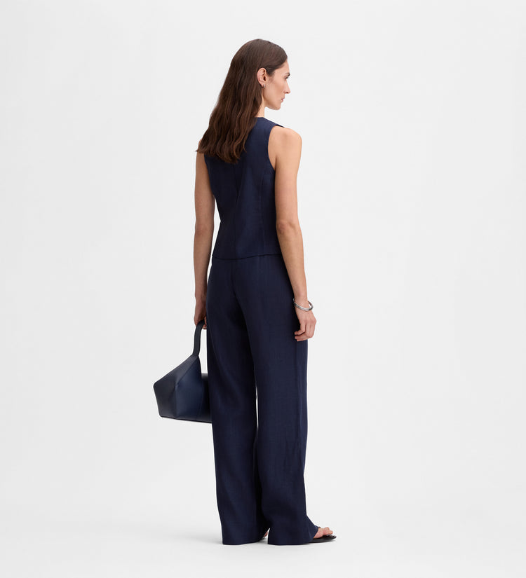 Pantalon long large