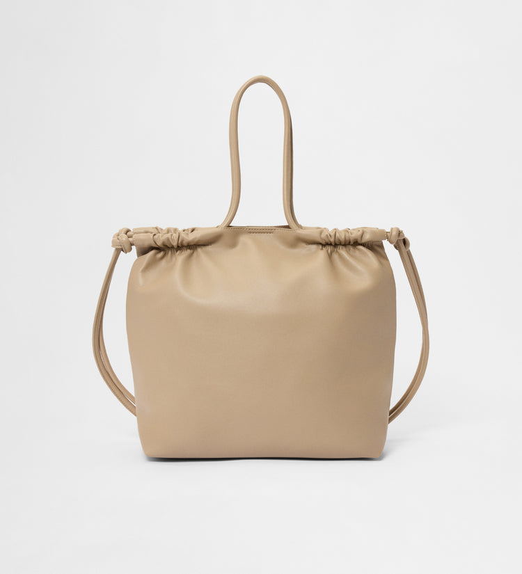 Leather shoulder bag