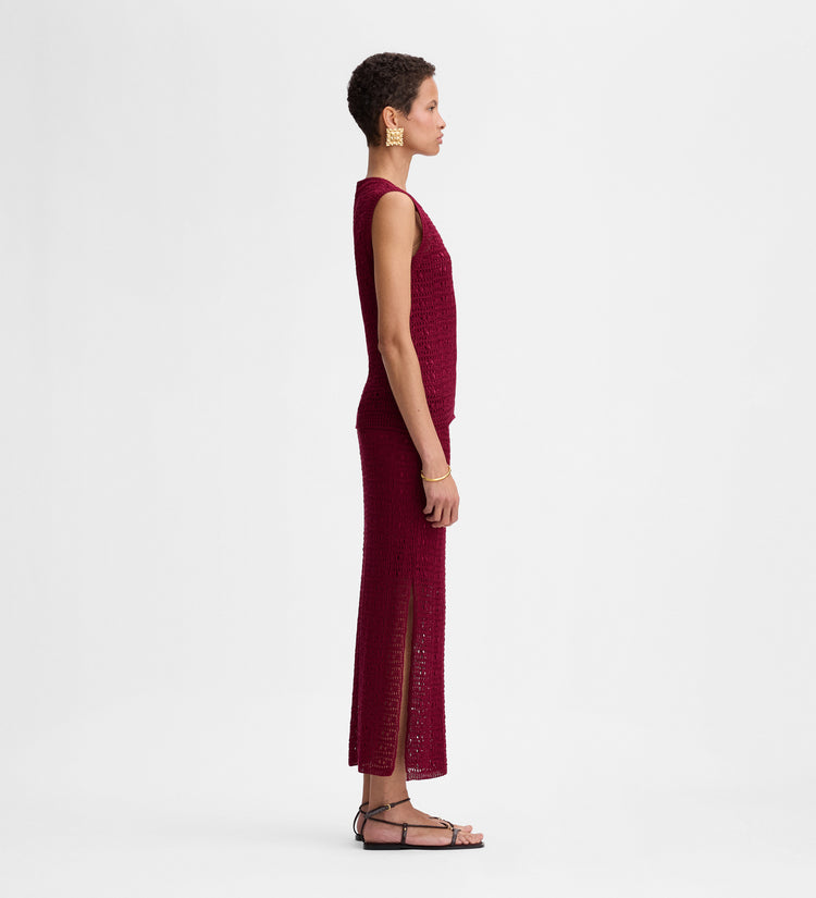 Open-knit top