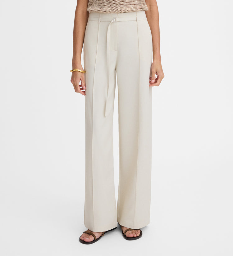 Wide straight pants