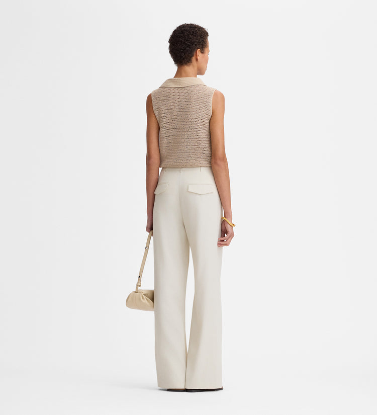 Wide straight pants
