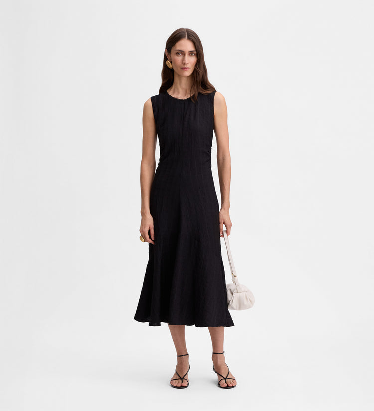 Ruched midi dress