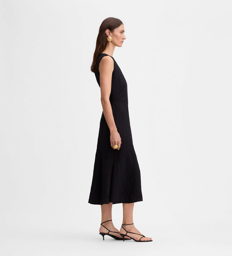 Ruched midi dress