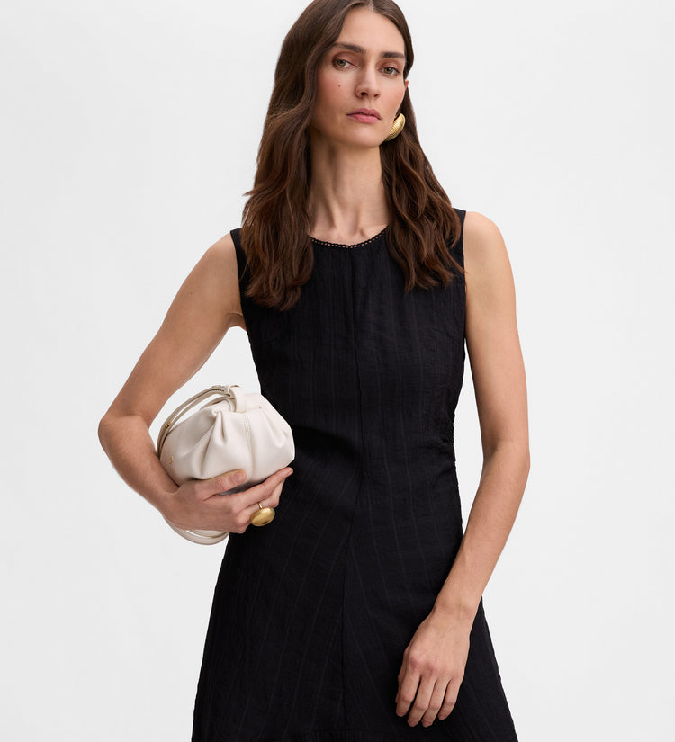 Ruched midi dress