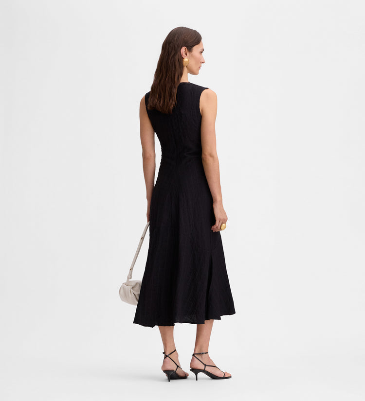 Ruched midi dress