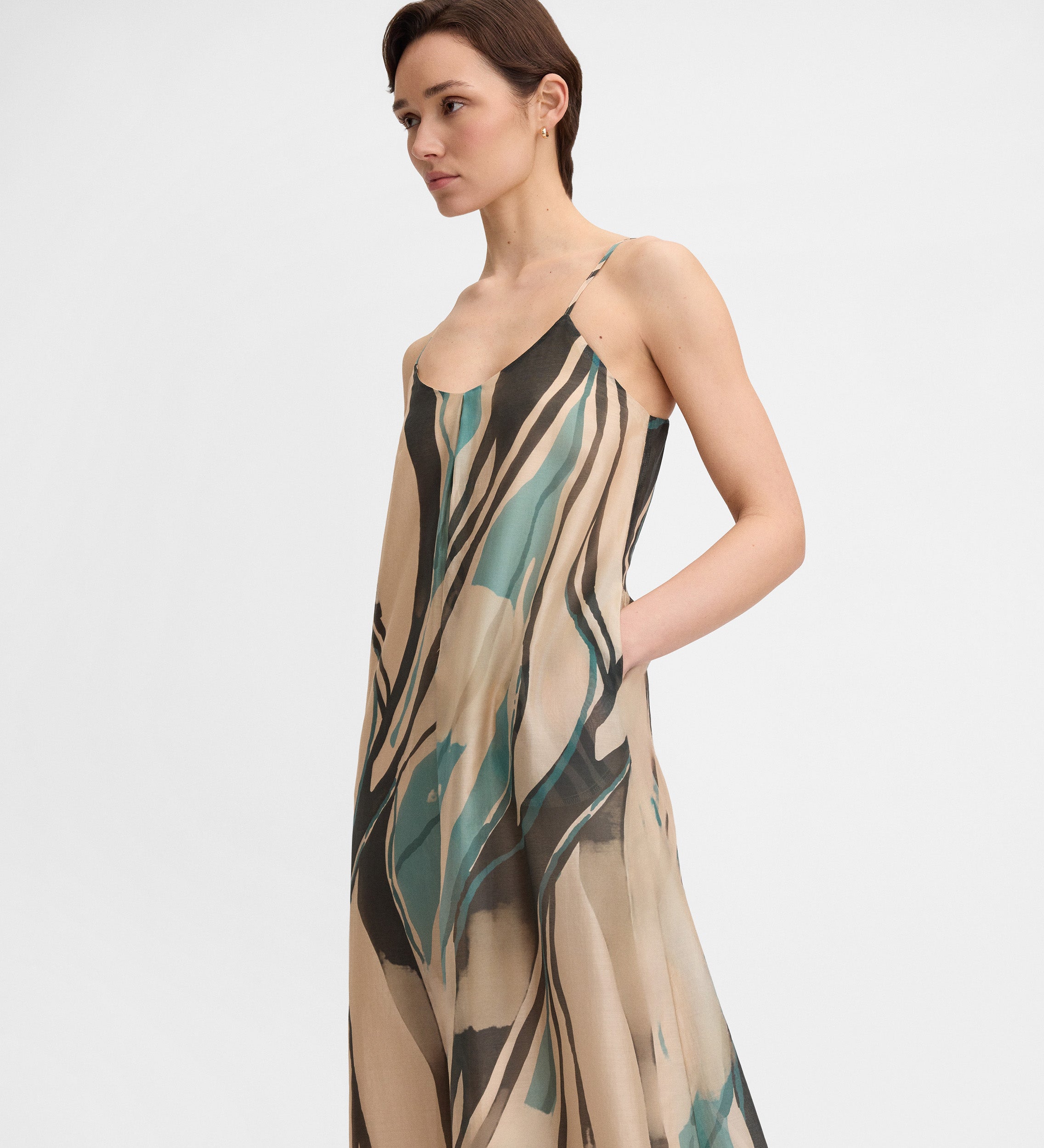 Vestido tirantes estampado