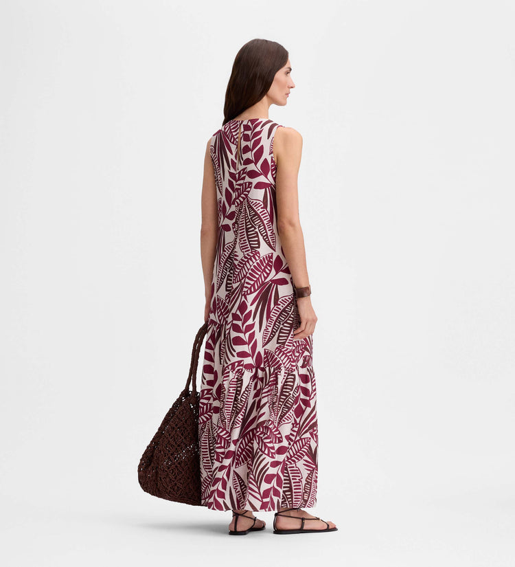Flowy printed dress