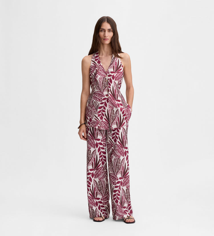 Pantalon imprimé fluide