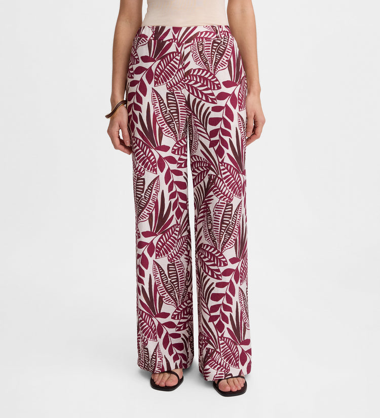 Pantalon imprimé fluide