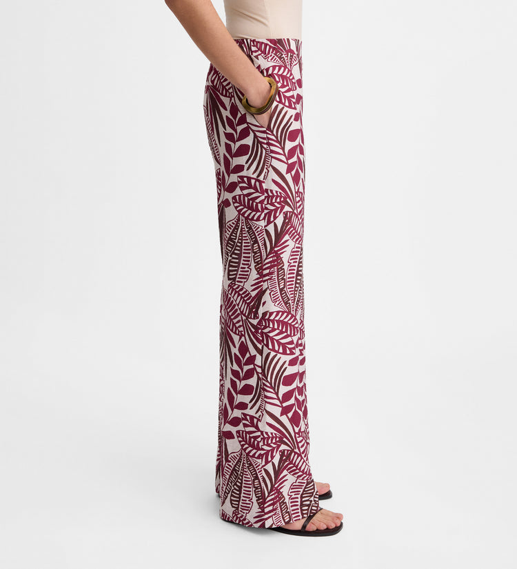 Pantalon imprimé fluide