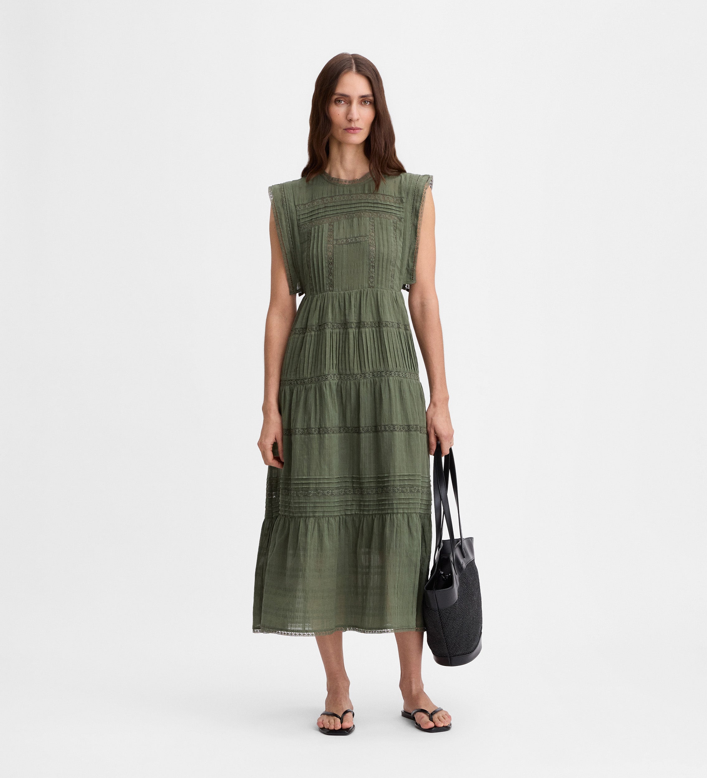 Vestido largo romántico