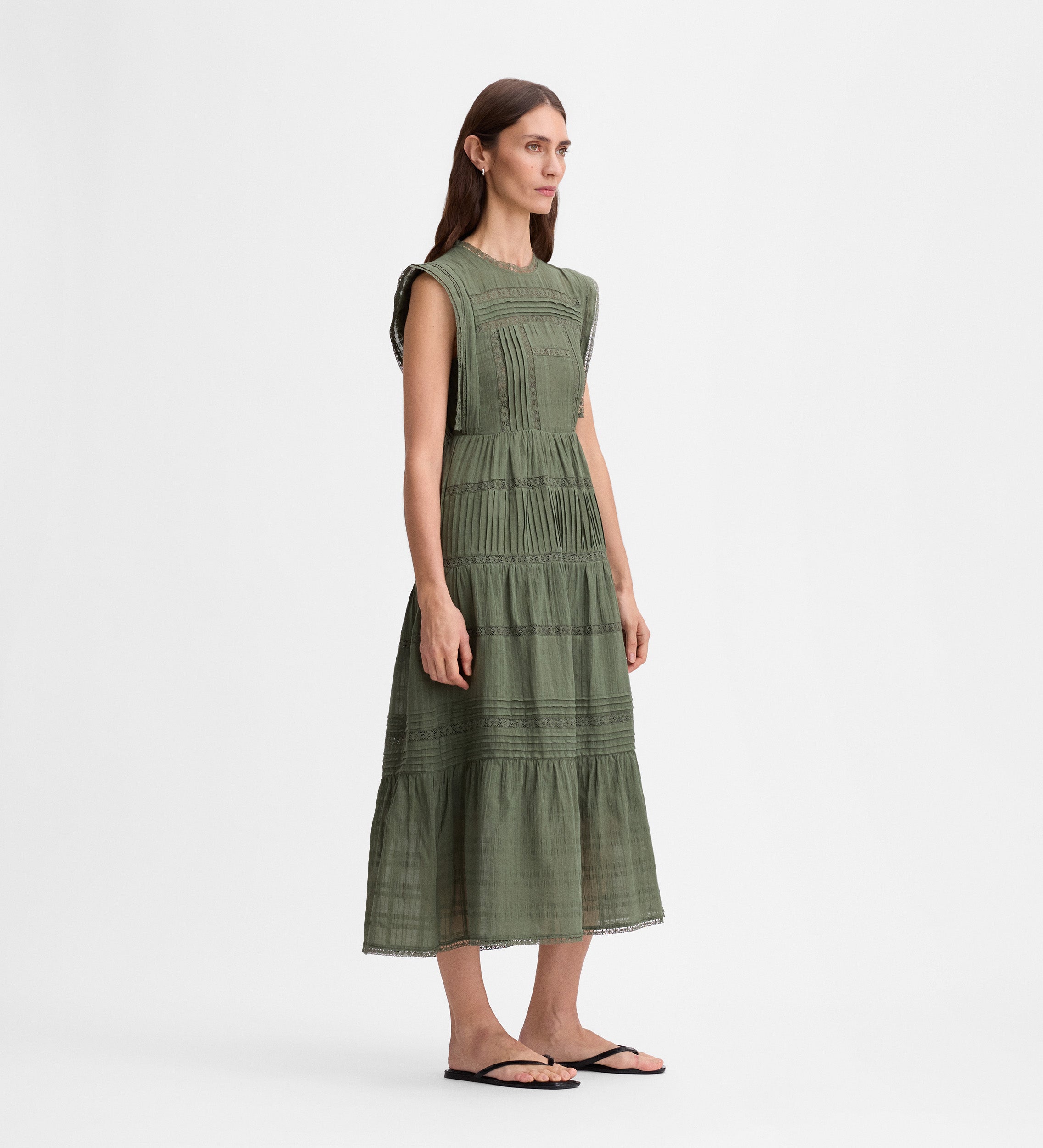 Vestido largo romántico