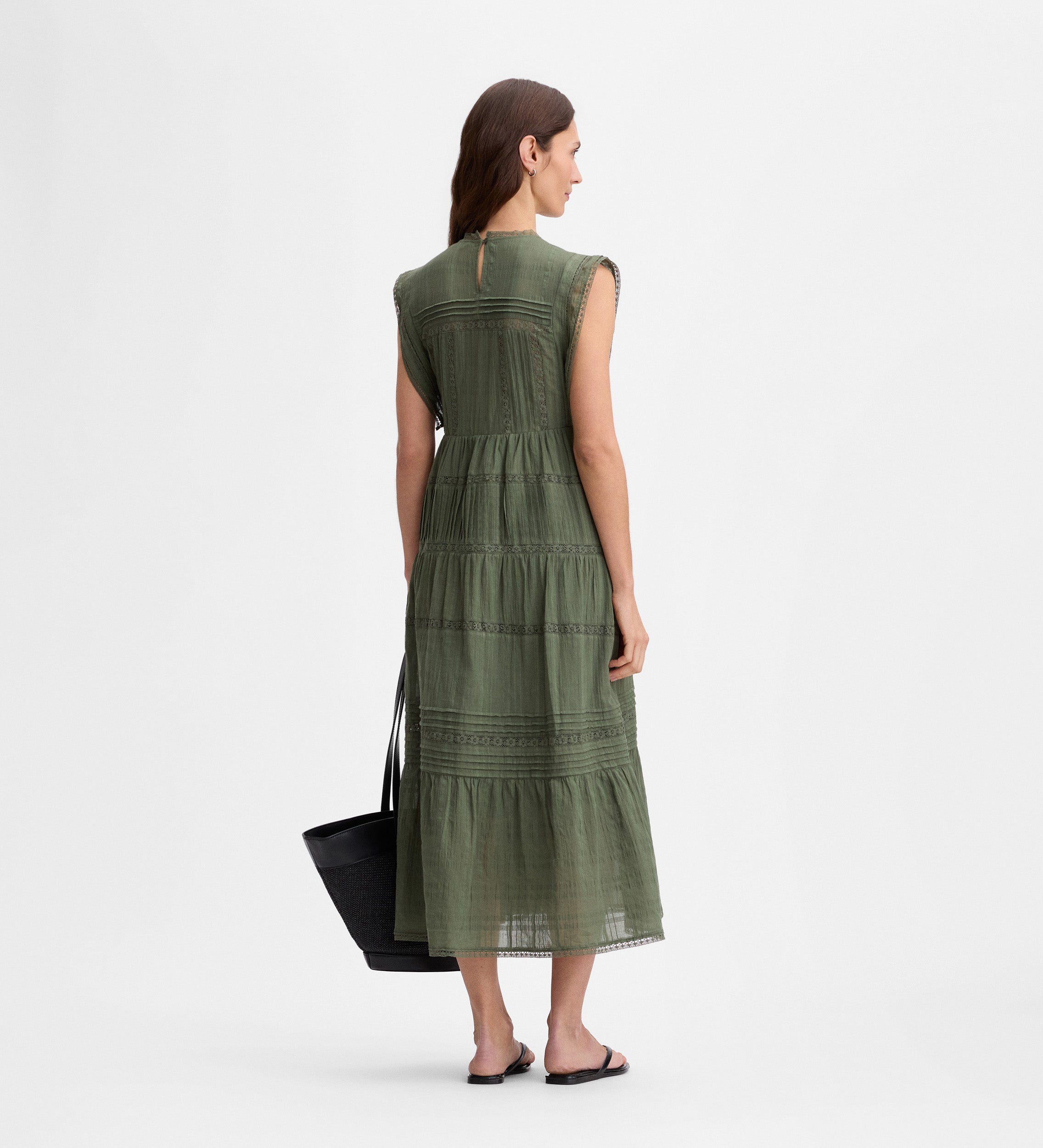 Vestido largo romántico