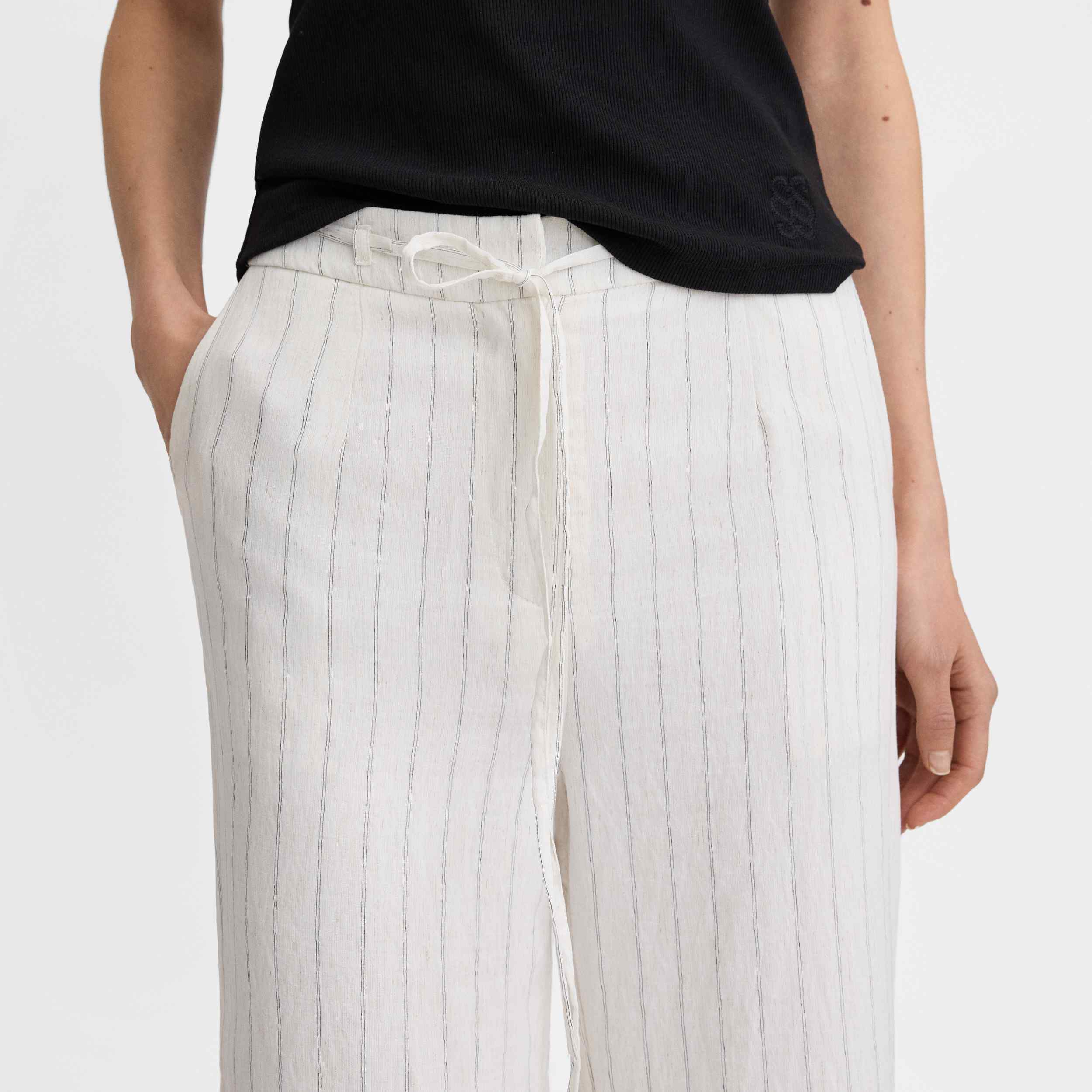Pantalón recto estampado