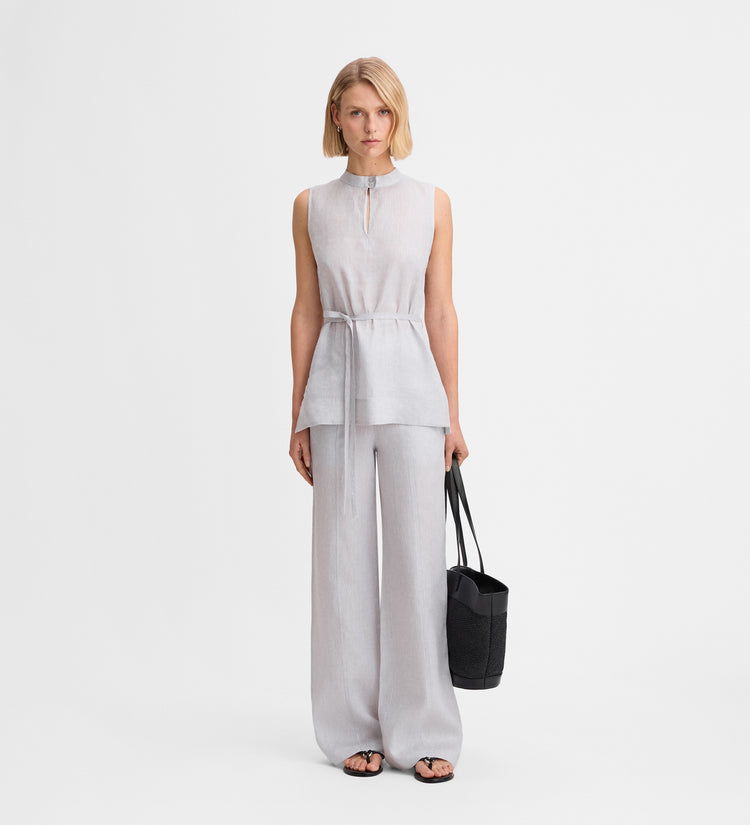 Wide linen pants