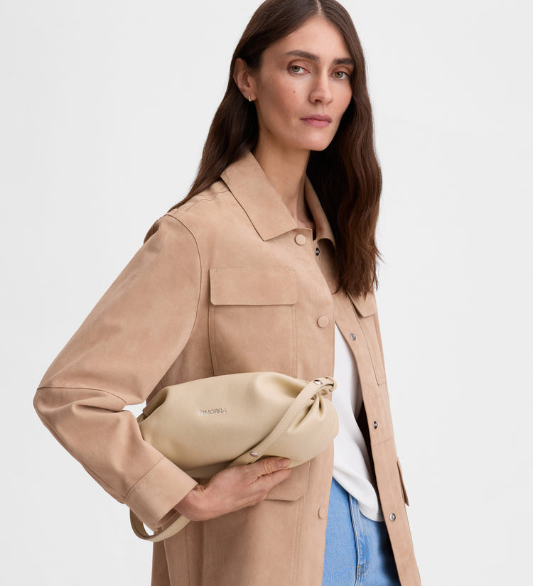 Sac en cuir baguette